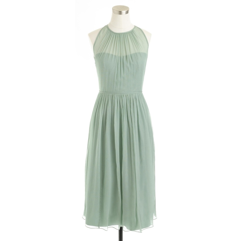 🎉J.Crew • Megan Silk Chiffon Dress • 10